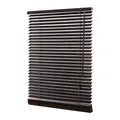 Ventanara® Holzjalousie 35mm Schwarzbraun Holz Jalousie Jalousette Echtholz 70 x 130 cm