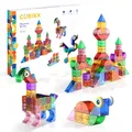 Cubixx - Magnetische Bausteine für Kinder ab 3+ Jahren, kreatives Lernspielzeug in einem 85-teiligen Set, magnetisches Konstruktionsspielzeug für Mädchen und Jungen, Montessori STEM Spielzeug