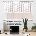 2x XXL Kalender 2026 Wandkalender mit Urlaubsplaner groß Kalender Dienstplaner