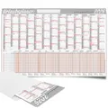 Wandkalender 2026 XXL Urlaubsplaner Familienplaner B1 groß Kalender Mitarbeiter