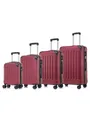 YONSLY Koffer Premium Reisekoffer Hartschalen-Koffer Trolley Kabinenkoffer S-M-L-XL, 4 Rollen, 360°-Doppelrollen, TSA-/Zahlenschloss, YKK-/Standardreißverschluss