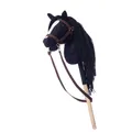5907630902054 Horse on a stick HOPPIHORSE Hobby Horse A4 black Tootiny