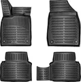 Elmasline 3D Gummimatten Set für SEAT Ibiza 4 2009-2017 | Fußmatten mit extra hohem Rand | Zubehör