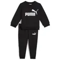 PUMA Trainingsanzug MINICATS ESS CREW SET FL INF (2-tlg), mit Kapuze, aus kuscheligem Fleecestoff schwarz 62