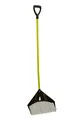 Technigart Schaufel-Rechen - Garten Harke mit Stiel - Geeignet als Schaufel, Rechen, Harke & Laubbesen 120x41cm - Kunststoff Idealer Helfer im Garten