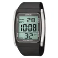 Lorus R2303HX9 Unisex-Armbanduhr Kautschuk-Armband schwarz, Schwarz, Armband