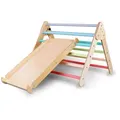 Tissi Piklerdreieck / Kletterdreieck mit Tissi Rutsche mit Kletterwolken Pastel bunt
