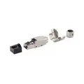 cat. 6A Tool-less RJ45 Stecker, werkzeuglos, Winkel, STP