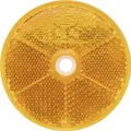 Hella® Rückstrahler rund, gelb, Ø 60 mm, geschraubt, 8RA 002 014-251 000000000011232936