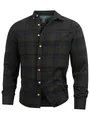 Indicode Herren Riverside Hemd kariert mit Button-Down-Kragen | Herrenhemd Männerhemd Army Mix XXL