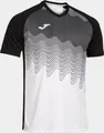 Joma tiger vi herren t-shirt 2xl weißschwarzer baumwolle