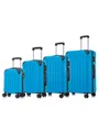 YONSLY Koffer Premium Reisekoffer Hartschalen-Koffer Trolley Kabinenkoffer S-M-L-XL, 4 Rollen, 360°-Doppelrollen, TSA-/Zahlenschloss, YKK-/Standardreißverschluss