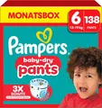 Pampers Baby-Dry Pants Größe 6, 138 Windeln, 13kg-19kg, 360° Passform hilft