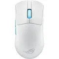 ASUS ROG Harpe Ace Aim Lab Edition optischer ROG AimPoint-Sensor mit 36.000 dpi, ROG Micro Switches, fünf programmierbare Tasten, weiß