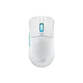 ASUS ROG Harpe Ace Aim Lab Edition White RGB Gaming Maus weiß (kabellos, 2,4 GHz RF, Bluetooth, USB, optischer ROG AimPoint-Sensor 36.000 DPI, ROG Micro Switches, fünf programmierbare Tasten)