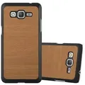 Cadorabo Handyhülle für Samsung Galaxy GRAND PRIME in Braun Schutzhülle Hülle Etui Case Cover TPU Silikon