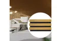 HORI 3D Wandpaneel HORI WALL Akustik Wandpaneele Natur Holzdekor Holzwand, BxL: 60x240 cm, 1.44 qm, (Schallschutz Wandpaneel, 3D-Wandpaneel, Wandpaneel selbstklebend, 1-tlg) Holz Natural Oak, Verbesserte Raumakustik, Nachhaltigkeit, Elegante Optik