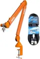 RODE RØDE PSA-1+, Rundfunkmikrofonständer, Schreibtisch-Montagebasis, Orange, . PodMic . Procaster . Broadcaster . NT1 . NT1-A . NT-USB . NT-USB Mini . VideoMic NTG . Podcaster, 65 mm, 100 mm