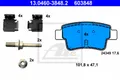 Bremsbelagsatz hinten ATE 13.0460-3848.2