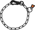 Herm. Sprenger Verstellbare Hundehalskette – Edelstahl, rostfrei, schwarz, 2,0 mm – Mit Sprenger-Haken, langlebig & sicher für Training & Alltag (30 cm)