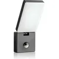 LED Aussenleuchte Bewegungsmelder Wand Leuchte anthrazit Sensor 15W 900lm SEBSON - Grau/Weiß