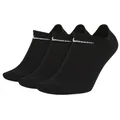 Everyday Lightweight No-Show Training Socks (3 Pairs) S