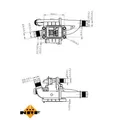 Thermostat, Kühlmittel NRF 725163 MAZDA 3 (BL) 1.6 2008-2013