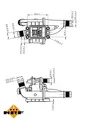 NRF 725163 THERMOSTAT, KÜHLMITTEL FÜR CITROËN FIAT FORD MAZDA MINI PEUGEOT VOLVO