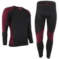 ALPIDEX Thermounterwäsche-Set ALPIDEX Herren Funktionsunterwäsche schwarz L/XL
