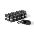 Amazon Basics Hundekotbeutel mit Spender und Leinenclip, 300 Beutel, Schwarz 