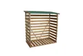 MCombo Kaminholzregal MCombo Kaminholzregal Kaminholzunterstand 1200, 64 x 116 x 123 cm, Lagerung bis zu ca. 0,75 m³, aus Fichtenholz