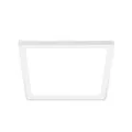 BRILONER - LED Deckenlampe mit indirektem Licht, flach, neutralweißes Licht, Lampe, Deckenleuchte, Wohnzimmerlampe, LED Panel, Küchenlampe, Deckenbeleuchtung, 24x24x3 cm, Weiß