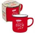 Sheepworld Tasse Espressotasse Espresso Kaffee Tasse Emailleoptik Geschenk Sheepworld, Porzellan