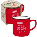 Espressotasse Espresso Kaffee Tasse Emailleoptik Geschenk Sheepworld GIBT 74743