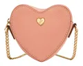 FOSSIL Vday Heart Zip Ethereal Umhängetasche Tasche Pink lachsfarben Neu