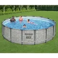 Bestway Power Steel Swimming Pool Rund 488x122 cm