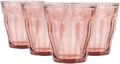 Duralex Picardie Trinkglas Wasserglas Saftglas 250ml Glas Rosa 4 Stück