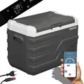 AREBOS 35L Kompressor Kühlbox | bis -20°C | 12/24V & 230V mit APP - Grau