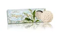 Saponificio Artigianale Fiorentino Mughetto, Geschenkbox mit italienischer Seife mit dem Duft von Maiglöckchen, runde Seifen mit Blumenmotiv, 3 x 4,40 oz. von Saponificio Artigianale Fiorentino