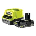 Ryobi Akku-Set "18V ONE+", Starterset RC18120-120C, inkl. 1x 2,0 Ah Akku und 2,0 A Ladegerät - grau