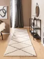 benuta Läufer Benno, rechteckig, Höhe: 21 mm, Teppich Wohnzimmer, Schlafzimmer, Esszimmer, Flur, Kunstfaser, Cozy