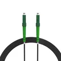 nexinex - 7m gepanzertes Glasfaserkabel LC/APC auf LC/APC Patchkabel | Kompatibel mit Telekom, Vodafone, 1&1, Fritzbox, etc. | LWL Simplex Singlemode OS2 FTTH Glasfaser Lichtwellenleiter Kabel
