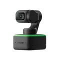 Insta360 Link - PTZ 4K Webcam mit 1/2"-Sensor, KI-Tracking, Gestensteuerung, HDR, Mikrofonen mit Rauschunterdrückung, Spezialmodi, für Laptop, Videokamera für Videokonferenzen, Live-Streaming