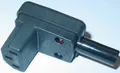 Kaltgeräte Winkelkupplung Winkelstecker, 250V/10A, Zugentlastung D89