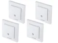 HOMEMATIC IP Smart Home 150181A0, Temp. und Luftfeucht. Sensor, 4 Stück
