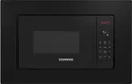 Siemens BE623LMB3 iQ300 Einbau-Mikrowelle, 59,5 cm breit, 800 W, 20L, cookControl8, Grillfunktion, schwarz/Edelstahl