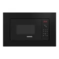 Siemens BE623LMB3 iQ300 Einbau-Mikrowelle, Schwarz, cookControl8 - Automatikprogramme, humidClean Plus - Innenraumreinigung, Grill-Funktion