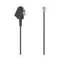 Hama Anschlusskabel 6m TAE-N zu RJ-11 schwarz