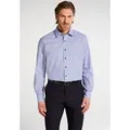 Eterna Langarmhemd COMFORT FIT NON IRON (bügelfrei) blau 48