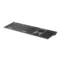 HP 720 Kabellose Tastatur für mehrere Geräte, Bluetooth & 2,4 GHz, QWERTZ Deutsches Layout, Ultraschnelles Laden per USB-C, Programmierbare Tasten, Kompatibel mit Windows, macOS & ChromeOS, Schwarz